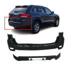 Rear Bumper Cover Kit For 2011-2022 Jeep Grand Cherokee Single exh CH1100952
