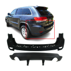 Rear Bumper Cover Kit for 2011-2015 Jeep Grand Cherokee W/Park Hls CH1100954