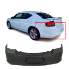 Primed Rear Bumper Cover Fascia for 2011-2014 Dodge Avenger 11-14 CH1100961