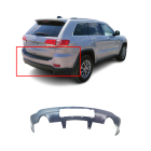 Rear Lower Bumper Cover For 2014-2018 Jeep Grand Cherokee W/2 Exh CH1115108