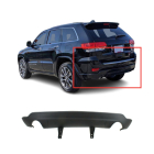 Rear Lower Bumper Cover For 2011-2017 Jeep Grand Cherokee W Dual Exhaust Holes