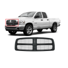 Grille Chrome Frame Black for Dodge Ram 2002-2005 CH1200259 5GR97DX8AD