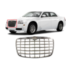 Grille Chrome Silver for Chrysler 300 2005-2010 2.7L 3.5L 4805926AB, 4805926AC