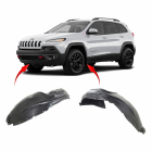 Set of 2 Fender Liners for Jeep Cherokee 2014-2018 CH1248162 CH1249162 68102265