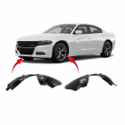 Set of 2 Fender Liners for Dodge Charger 2015-2022 CH1248171 CH1249171 68205937