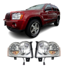 Set of 2 HeadLights for Jeep Grand Cherokee 2005-2007 CH2502160 CH2503160