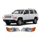 Left, Right Set Signal Light for JEEP PATRIOT 2007-2017 CH2526102 CH2527102