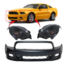 Bumper Cover & Fender Liner Kit for Ford Mustang 2013-2014