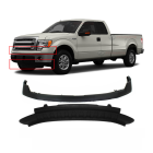 Front Bumper Cover Kit For Ford F-150 XL 2009-2014 W/O Fog Hls FO1095227