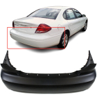 Primed Rear Bumper Cover Fascia for 2004-2007 Ford Taurus SEL SE LX 4F1Z17K835CA