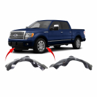 Set of 2 Fender Liners for Ford F-150 2010-2014 FO1248146 FO1249146 9L3Z16103A