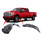 Set of 2 Fender Liners for Ford F-250/F-350 2011-2016 FO1248156 FO1249156