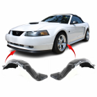 Set of 2 Fender Liners for Ford Mustang 1999-2004 FO1250111 FO1251111
