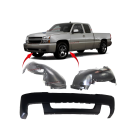 Bumper Cover & Fender Liner Kit for Chevy Silverado 1500 03-07