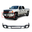 Primed Front Bumper Cover For 2003-2007 GMC Sierra 1500 w/ fog