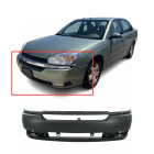Front Bumper Cover For 2004-2005 Chevy Chevrolet Malibu w fog/moulding holes