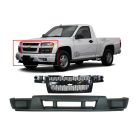 Front Lower Bumper Cover & Grille Kit For GMC Canyon, Chevrolet Colorado 2004-2012