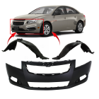 Bumper Cover & Fender Liner Kit for Chevrolet Cruze 2011-2014