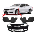 Bumper Cover & Fender Liner Kit for Chevrolet Impala 2014-2019