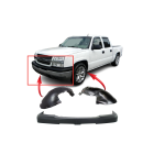Bumper Cover & Fender Liner Kit for Chevrolet Silverado 2003-2007