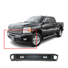 Primed Front Lower Bumper Cover Fascia for 2007-2013 Chevy Silverado 1500 Pickup