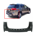 Rear Bumper Cover For 2010-2015 GMC Terrain W/Park Holes Primed GM1100863