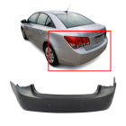 Rear Bumper Cover For 2011-2015 Chevrolet Cruze W/ Park Holes Primed GM1100875