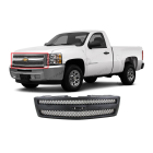 Grille Black Frame Black for Chevrolet Silverado 1500 2007-2013 GM1200578