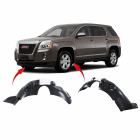 Set of 2 Fender Liners for GMC Terrain 2010-2013 GM1248224 GM1249224 23145496