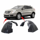 Set of 2 Fender Liners for Cadillac SRX 2010-2016 GM1248225 GM1249225 22868772