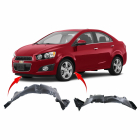 Set of 2 Fender Liners for Chevrolet Sonic 2012-2016 GM1248236 GM1249236