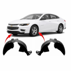 Set of 2 Fender Liners for Chevrolet Malibu 2016-2018 GM1248279 GM1249279