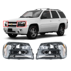 Set of 2 HeadLights for Chevrolet Trailblazer 2002-2009 GM2502213 GM2503213