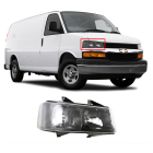 Passenger Side HeadLight for Chevrolet Express 2003-2023 GM2503233 15879432