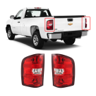 Left, Right Set TailLight for Chevy Silverado 1500 2012-2013 GM2800207 GM2801207
