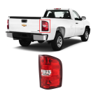 Right Passenger Side TailLight for CHEVROLET SILVERADO 1500 2012-2013 GM2801207