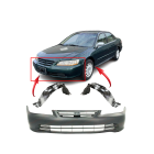 Bumper Cover & Fender Liner Kit for Honda Accord 2001-2002