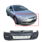 Primed Front Bumper Cover Fascia for 2003-2005 Honda Accord Coupe EX LX SE