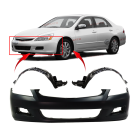 Bumper Cover & Fender Liner Kit for Honda Accord 2006-2007