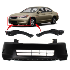 Bumper Cover & Fender Liner Kit for Honda Accord 2008-2009
