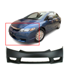 Primed Front Bumper Cover Fascia for 2009-2011 Honda Civic Sedan 04711SNAA90ZZ