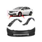 Bumper Cover & Fender Liner Kit for Honda Civic 2012-2012