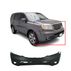 Front Bumper Cover For 2012-2015 Honda Pilot w fog Light holes