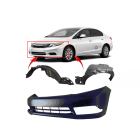 Bumper Cover & Fender Liner Kit for Honda Civic 2012-2012