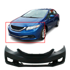 Front Bumper Cover for 2013 2014 2015 Honda Civic Sedan 13-15 Primed