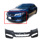 Front Bumper Cover For 2014 Honda Accord Plug-In W/Fog Light Primed HO1000294