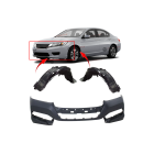 Bumper Cover & Fender Liner Kit for Honda Accord 2014-2014
