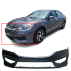 primed Front Bumper Cover Fascia for 2016 2017 Honda Accord Sedan HO1000303