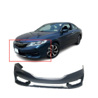 Front Bumper Cover for 2016-2017 Honda Accord Coupe EX LX-S Touring w/o parking