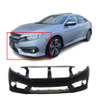 Primed Front Bumper Cover for 2016-2018 Honda Civic Sedan Coupe 04711TBAA00ZZ